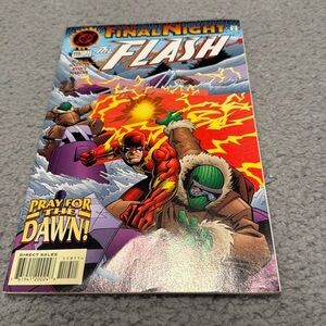 Flash #119 Final Night Crossover Unread Condition Vintage Comic Book